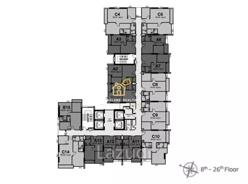 1 Bed 1 Bath  35 SQ.M Rhythm Sathorn Narathiwas