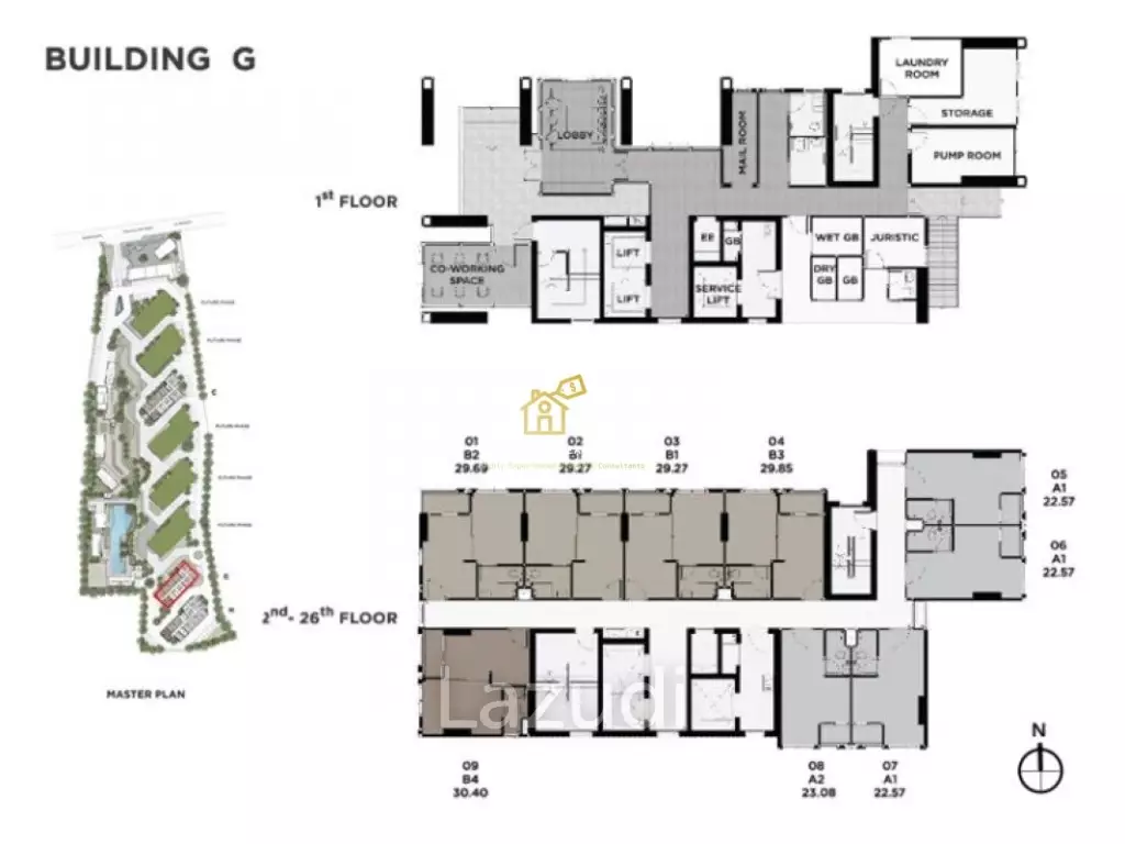 30.23 SQ.M Chapter One Eco Ratchada Huaikwang