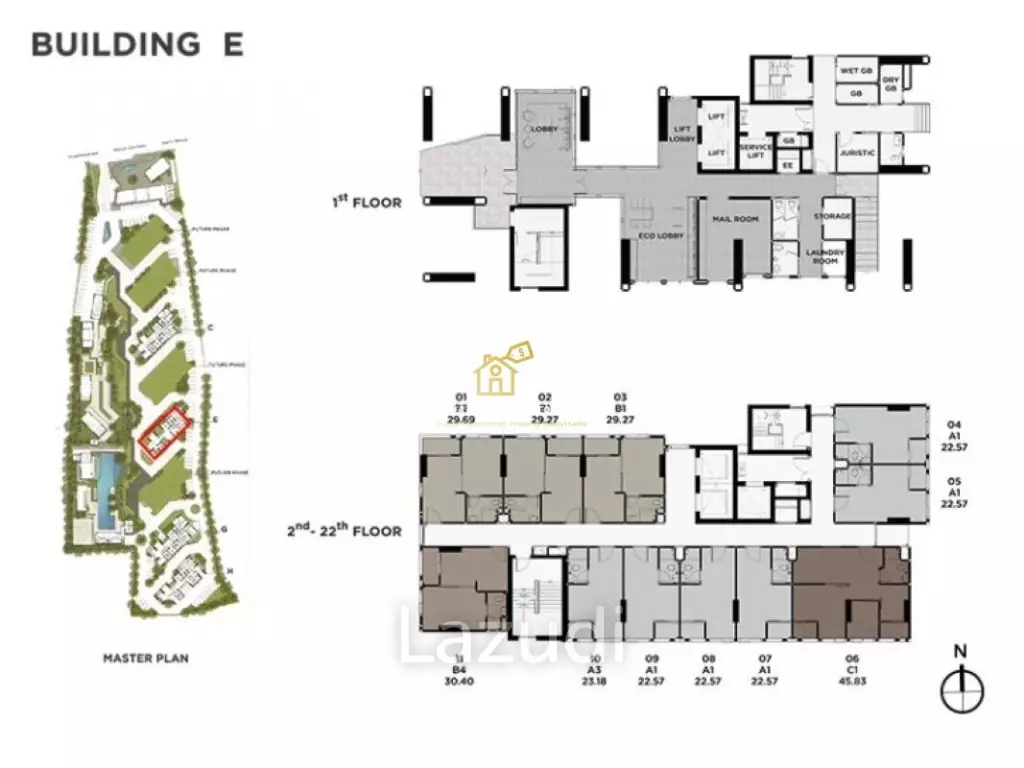 23.69 SQ.M Chapter One Eco Ratchada Huaikwang