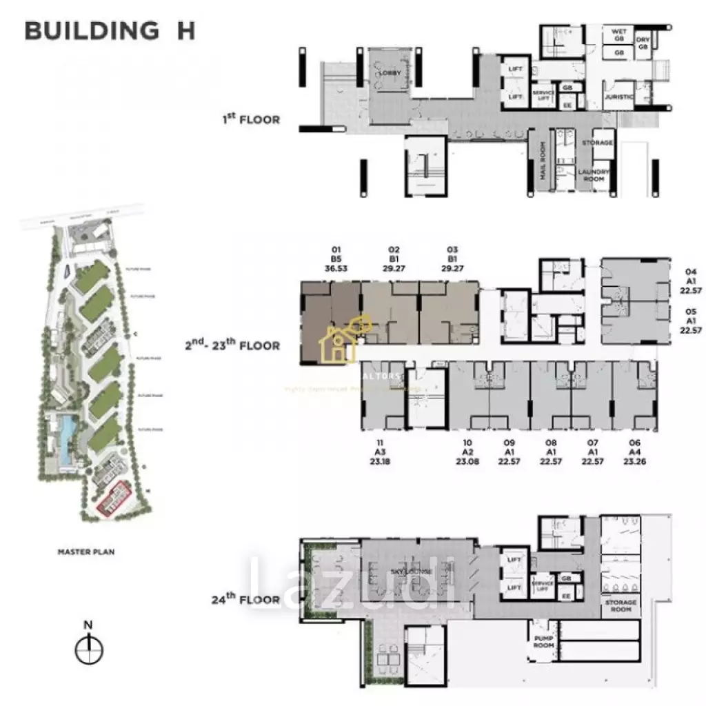30.08 SQ.M Chapter One Eco Ratchada Huaikwang
