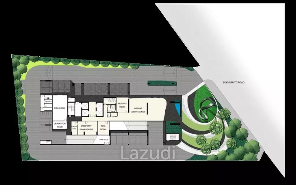 1 Bed 1 Bath 35.42 SQ.M IDEO Mobi Sukhumvit 66
