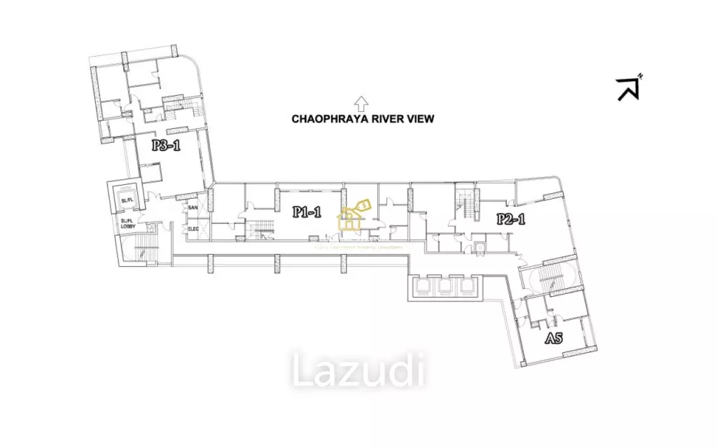 3 Bedrooms 4 Bathrooms 160 SQ.M at Menam Residences