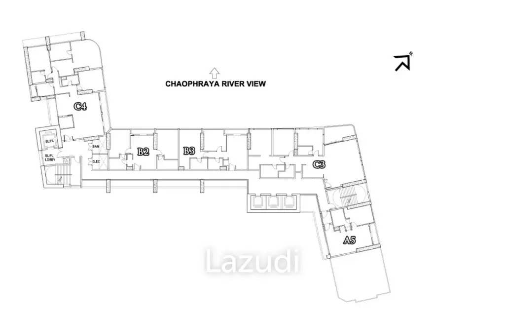 3 Bedrooms 4 Bathrooms 160 SQ.M at Menam Residences