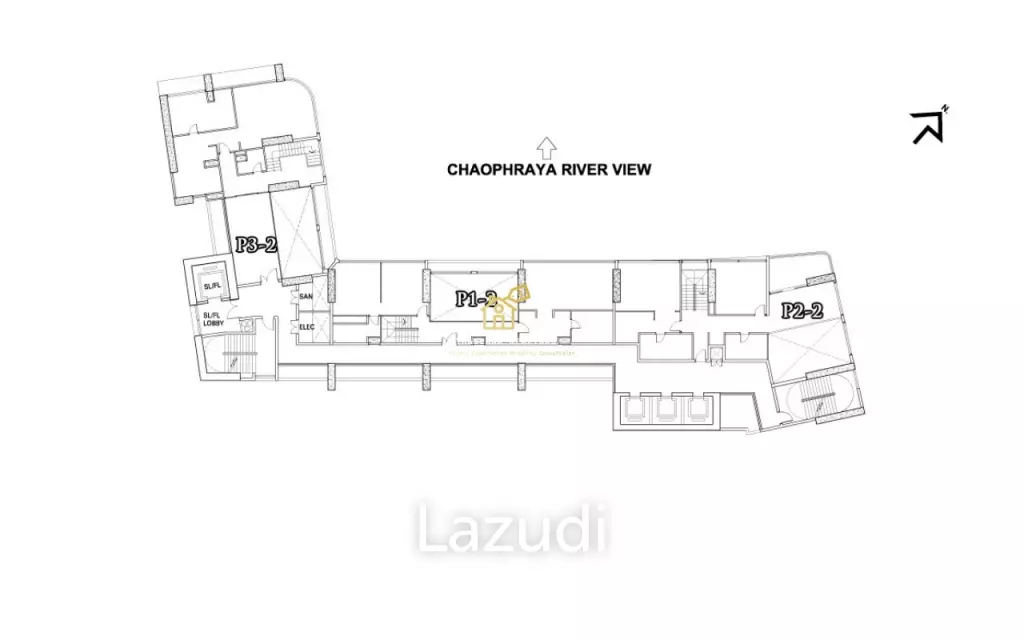 3 Bedrooms 4 Bathrooms 160 SQ.M at Menam Residences