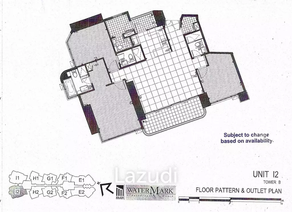 3 Bed 145 SQ.M. Watermark Chaophraya