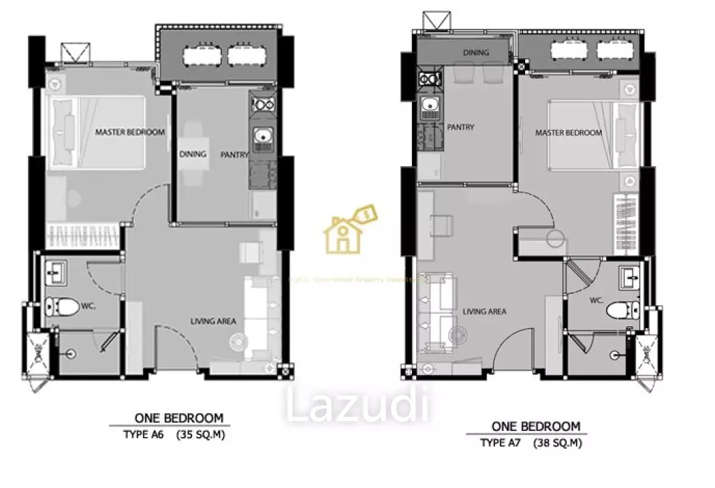 60.58 Sqm 2 Bed 2 Bath Condo for Sale - Rhythm Sathorn - Narathiwas