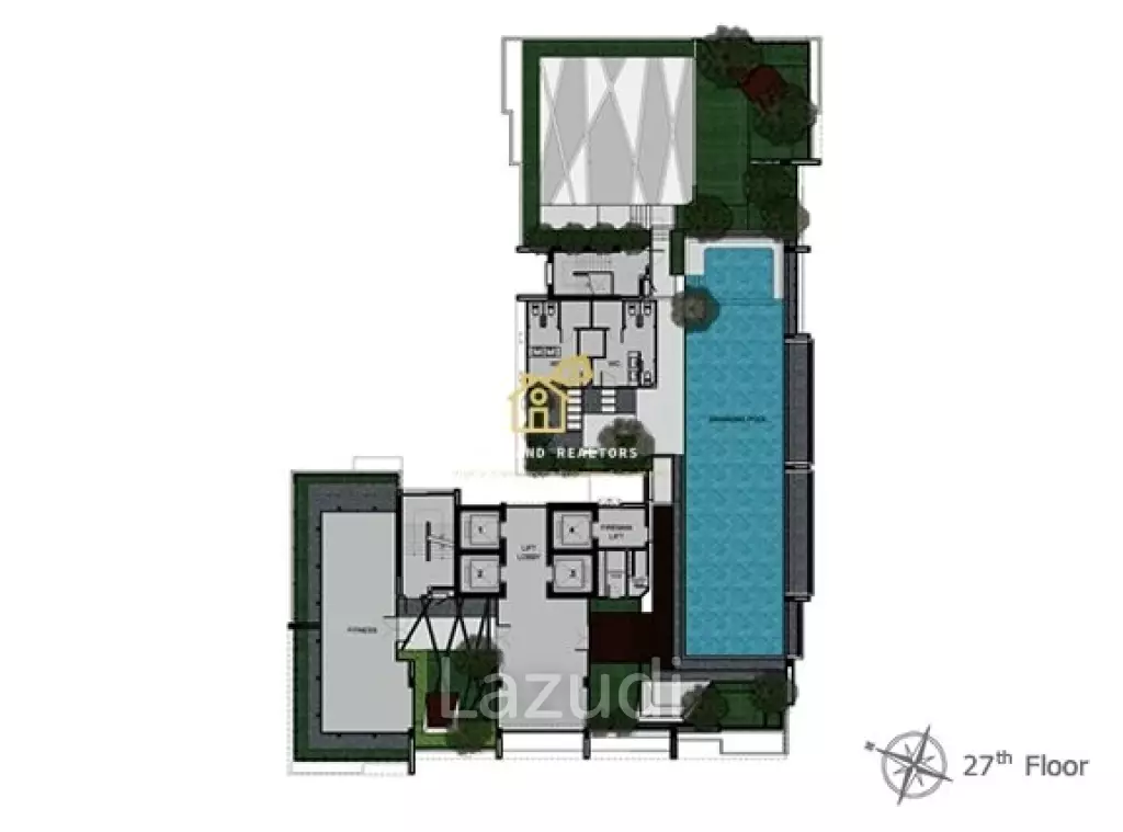 60.58 Sqm 2 Bed 2 Bath Condo for Sale - Rhythm Sathorn - Narathiwas