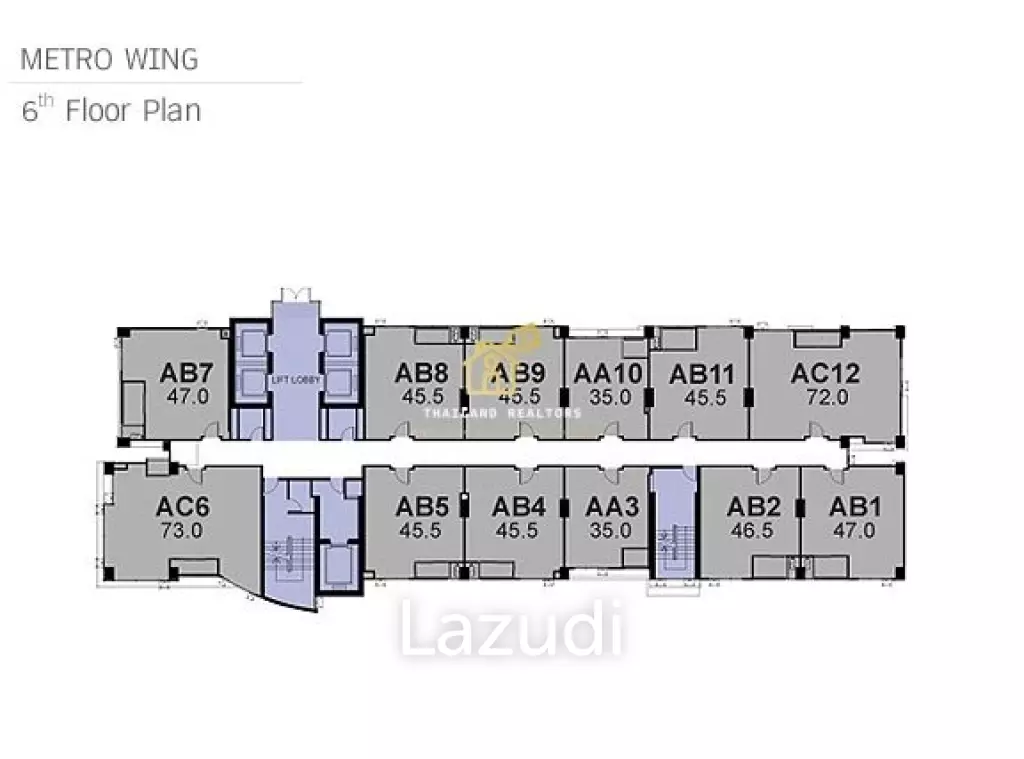 1 Bed 1 Bath 46 SQ.M at Rhythm Ratchada