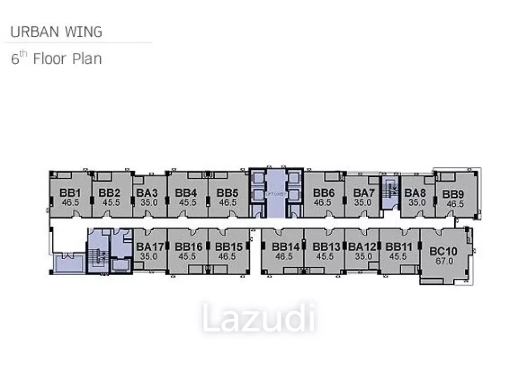 1 Bed 1 Bath 46 SQ.M at Rhythm Ratchada