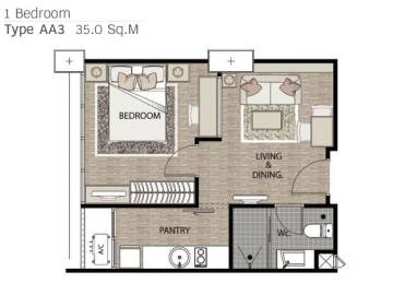 Rhythm Ratchada / Condo For Sale / 1 Bedroom / 46 SQM / MRT Ratchadaphisek / Bangkok