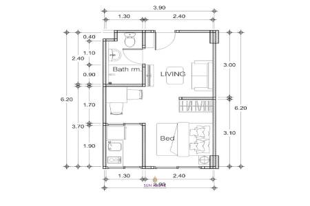 Studio 1 Bath 24 SQ.M Utopia Central