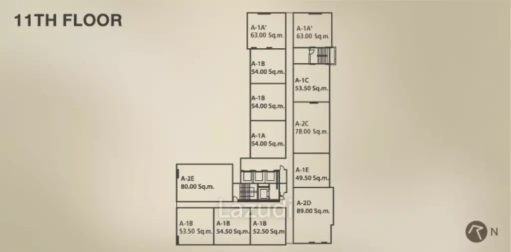 2 Bedroom 2 Bathroom 83 SQ.M Quattro by Sansiri