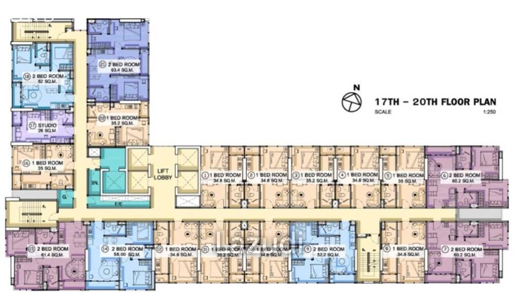 1 Bedroom 1 Bathroom 34 SQ.M Diamond Sukhumvit