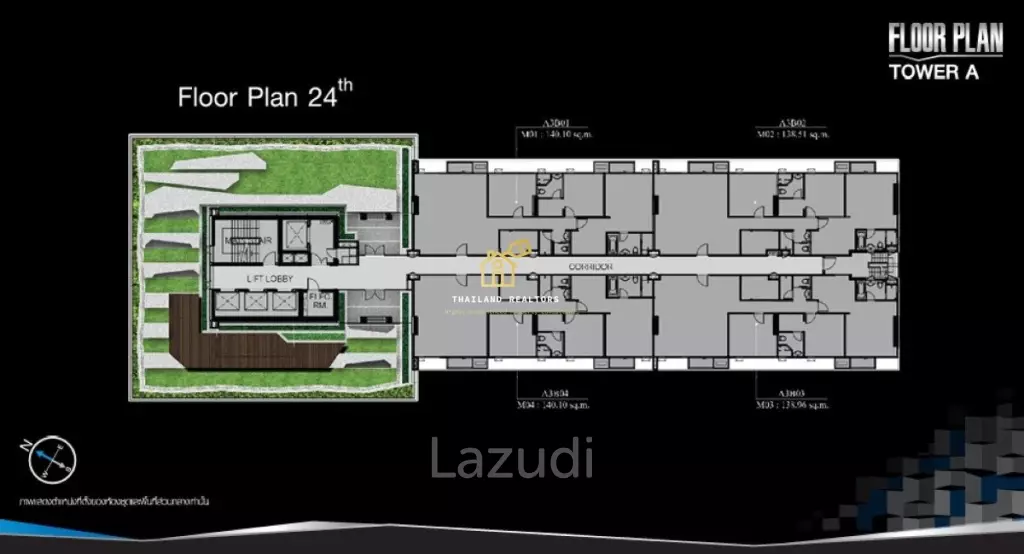 1 Bed 1 Bath35 SQ.M Centric Sathorn Saint Louis