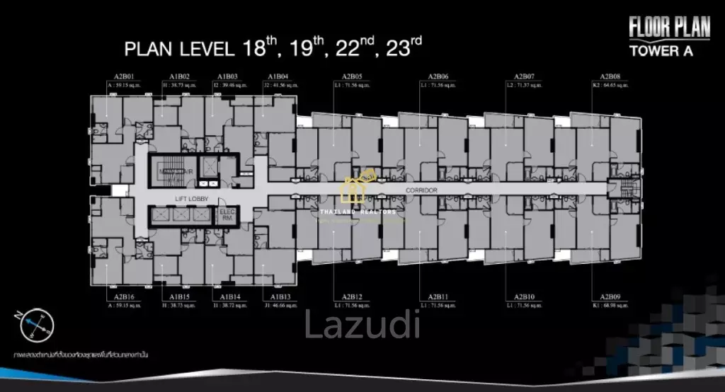 1 Bed 1 Bath35 SQ.M Centric Sathorn Saint Louis