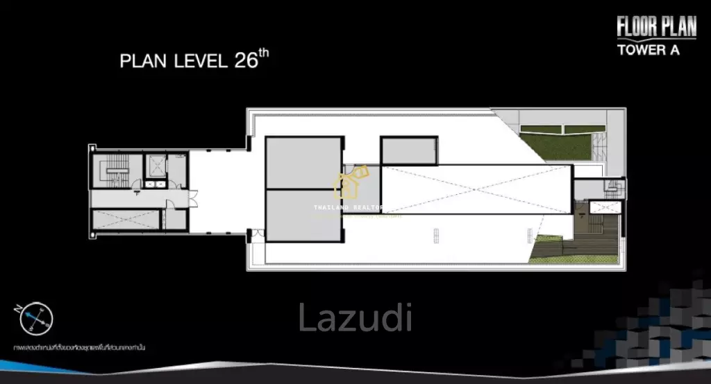 1 Bed 1 Bath35 SQ.M Centric Sathorn Saint Louis