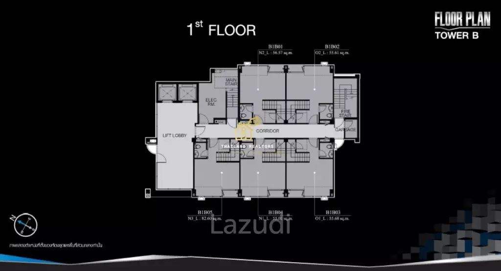 1 Bed 1 Bath35 SQ.M Centric Sathorn Saint Louis