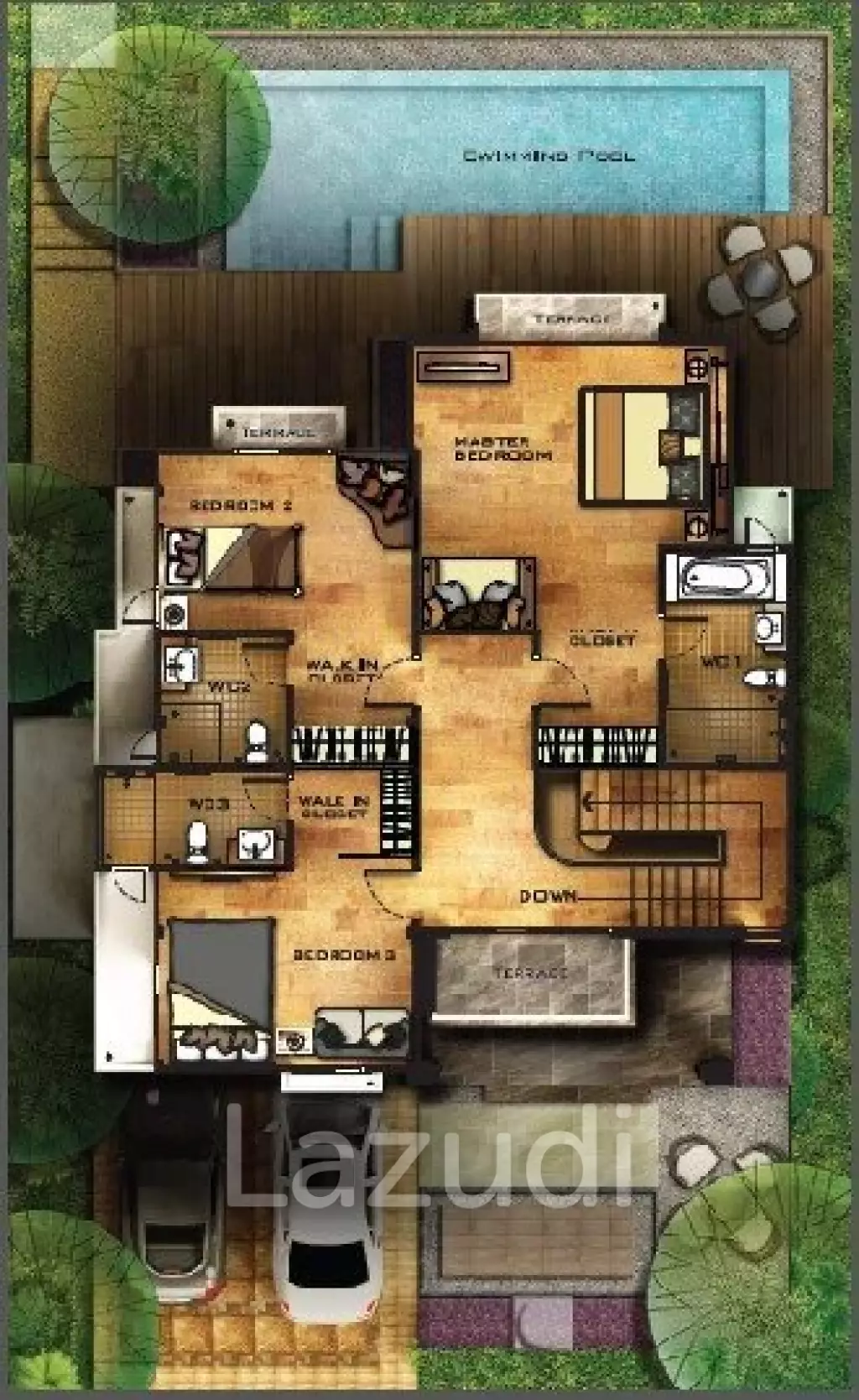 3 Bed 4 Bath 267 SQ.M Boulevard Tuscany Cha Am - Hua Hin