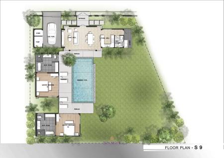 240 SQ.M Pool Villa - Walking to Boat Ave