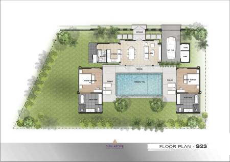 240 SQ.M Pool Villa - Walking to Boat Ave