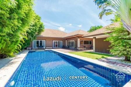 Quality 3 bed pool villa near town