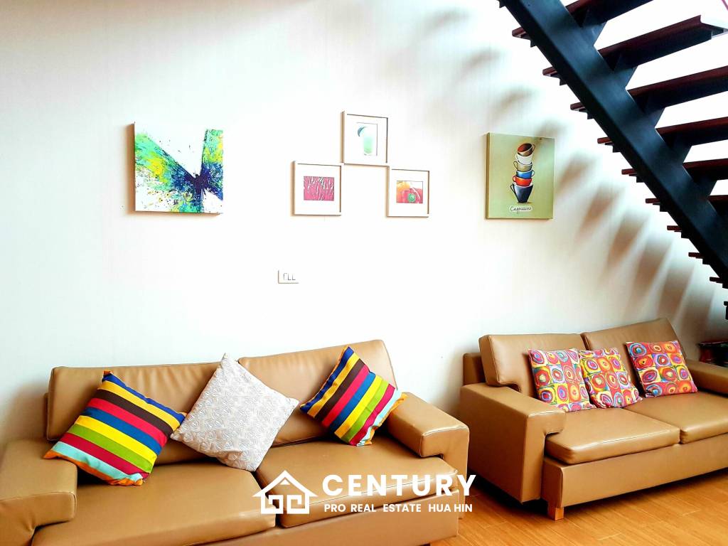 คอนโด ดูเพล็กซ์ 3 ห้องนอน เดอะ โบ๊ทเฮ้าส์ หัวหิน