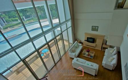 SPACIOUS 3 BEDROOM DUPLEX CONDO WITH DIRECT POOL ACCESS AT THE BOAT HOUSE HUA HIN