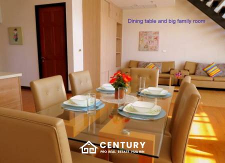 คอนโด ดูเพล็กซ์ 3 ห้องนอน เดอะ โบ๊ทเฮ้าส์ หัวหิน