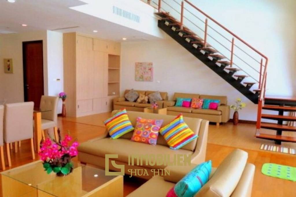 SPACIOUS 3 BEDROOM DUPLEX CONDO WITH DIRECT POOL ACCESS AT THE BOAT HOUSE HUA HIN