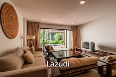 SANTI PURA : Ground floor 3 bed condo with private jacuzzi and sun deck