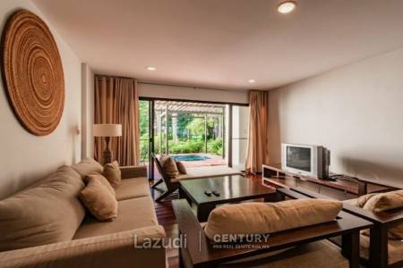 SANTI PURA : Ground floor 3 bed condo with private jacuzzi and sun deck