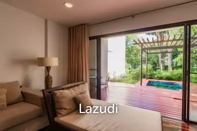 SANTI PURA : Ground floor 3 bed condo with private jacuzzi and sun deck
