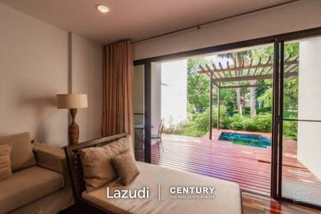 SANTI PURA : Ground floor 3 bed condo with private jacuzzi and sun deck