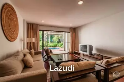 SANTI PURA : Ground floor 3 bed condo with private jacuzzi and sun deck