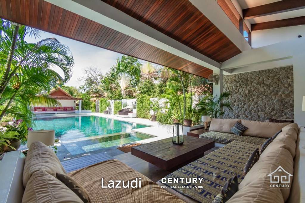 WHITE LOTUS 2 : Beautiful Design 5 Bed Balinese Residence close to Town and Beaches