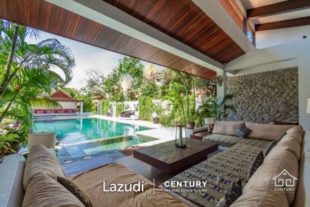 WHITE LOTUS 2 : Beautiful Design 5 Bed Balinese Residence close to Town and Beaches