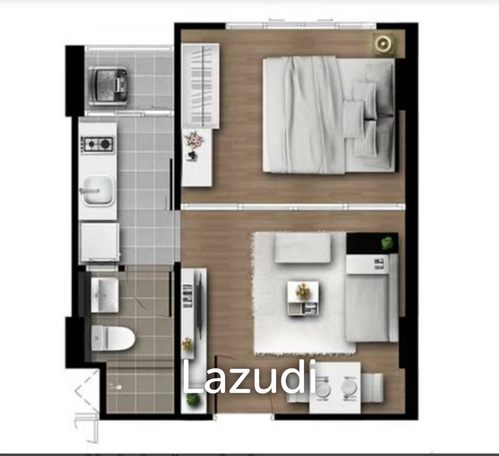 1 ห้องนอน 30ตร.ม  คอนโด พร้อมขาย