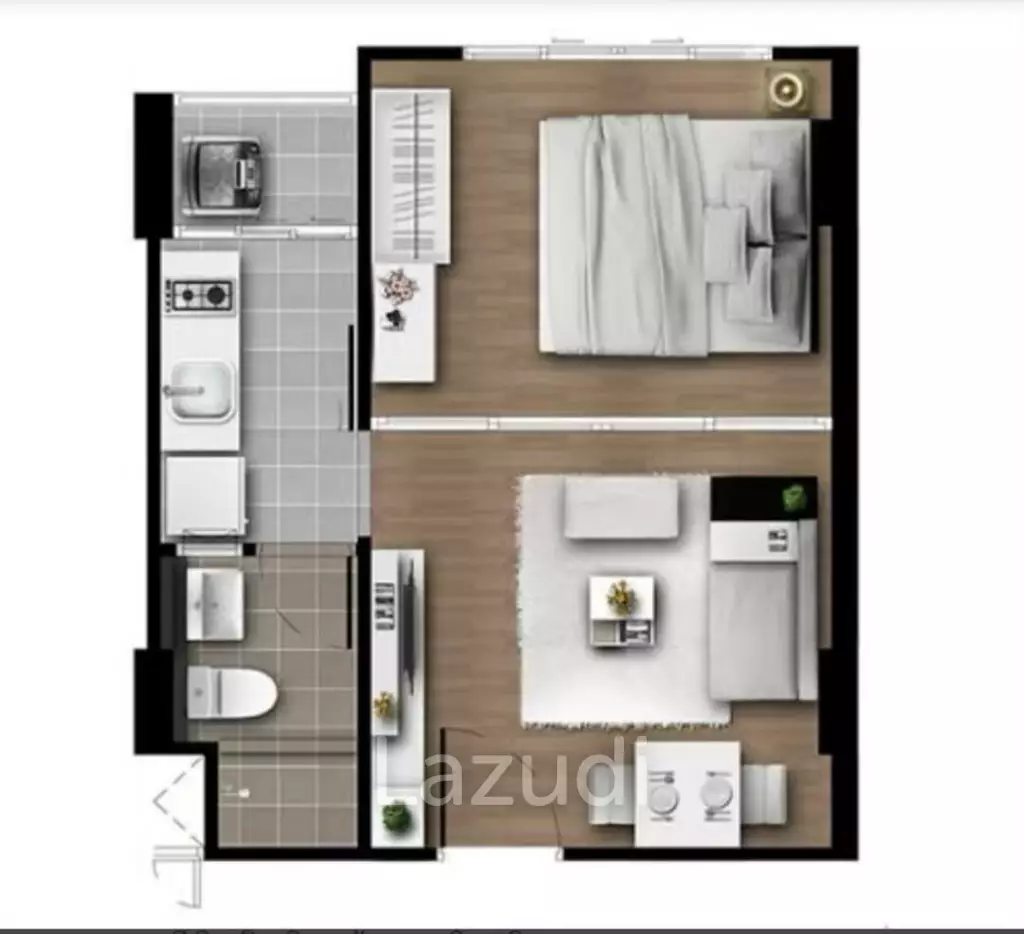 1 ห้องนอน 30ตร.ม  คอนโด พร้อมขาย