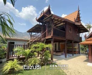 Great Value 2 bed Teak House with beautiful views.