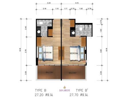 Studio 1 Bath 30.55 SQ.M Splendid Condominium