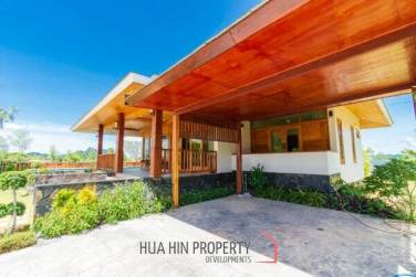 Panoramic Countryside View : 3 Bed Villa with Pool in Pak Nam Pran
