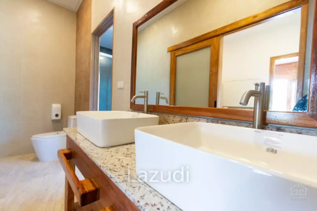 Panoramic Countryside View : 3 Bed Villa with Pool in Pak Nam Pran