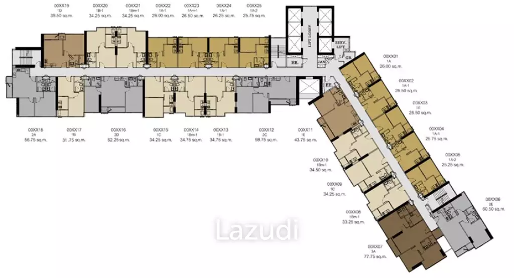 1 Bed 26 Sqm The LINE Jatujak - Mochit For Sale