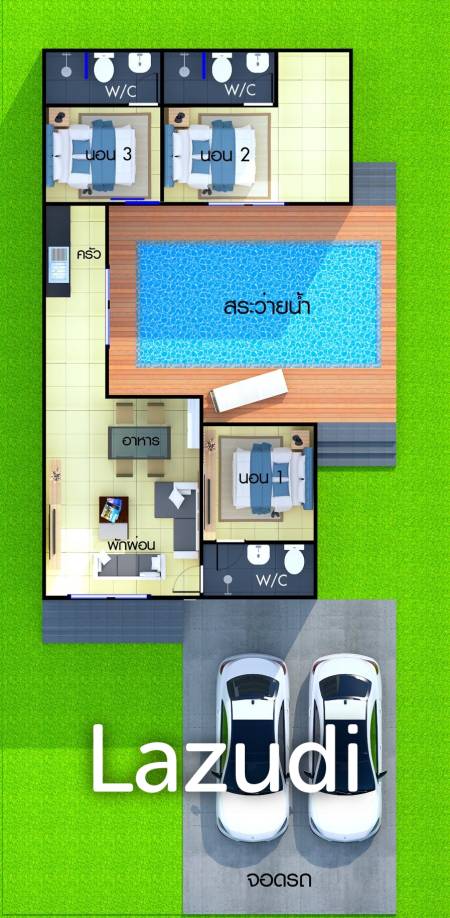 3 bed 148SQM Huahin View