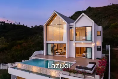 Gorgeous Sunset Seaview Vacation Rental Property For Sale in Koh Samui
