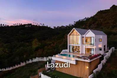 Gorgeous Sunset Seaview Vacation Rental Property For Sale in Koh Samui