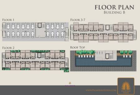 1 Bed 35.25SQ.M PALMYRAH CONDOMINIUM