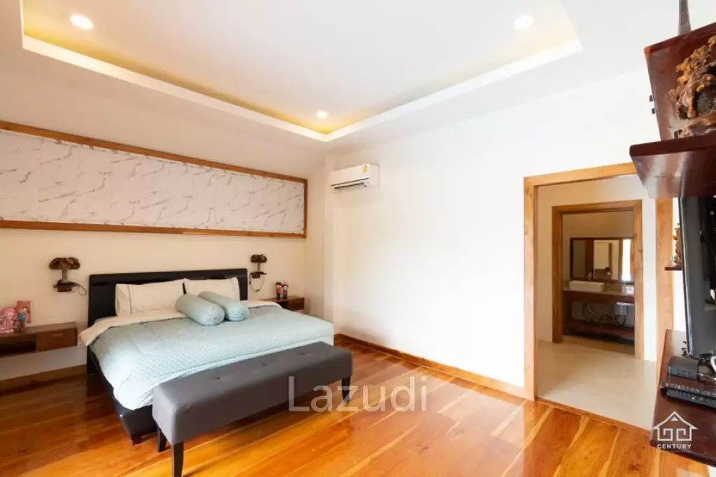 10 Rai land with 3 Bed pool villa Stunning mountain View