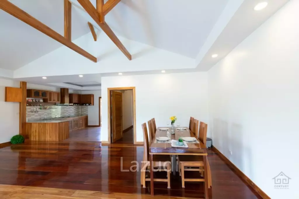 10 Rai land with 3 Bed pool villa Stunning mountain View