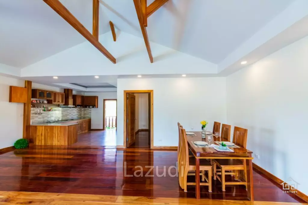 10 Rai land with 3 Bed pool villa Stunning mountain View